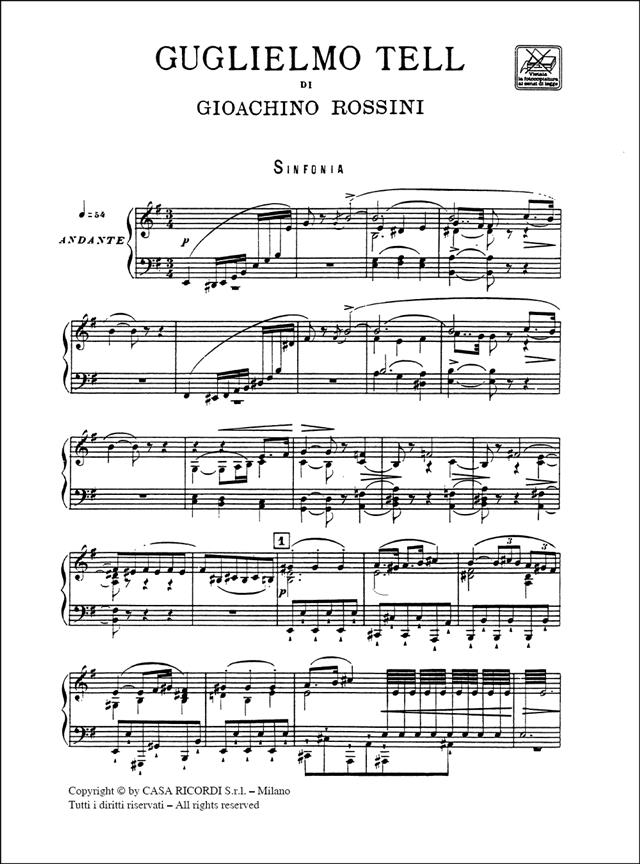 Guglielmo Tell - Testo Cantato In Italiano